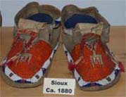 Sioux Quilled mocassins